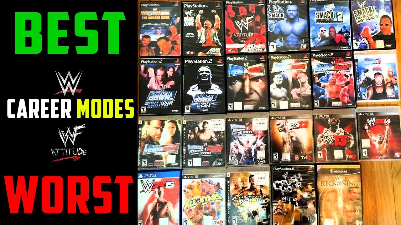 Лучшие и худшие режимы карьеры в играх WWE! (2000-2018)