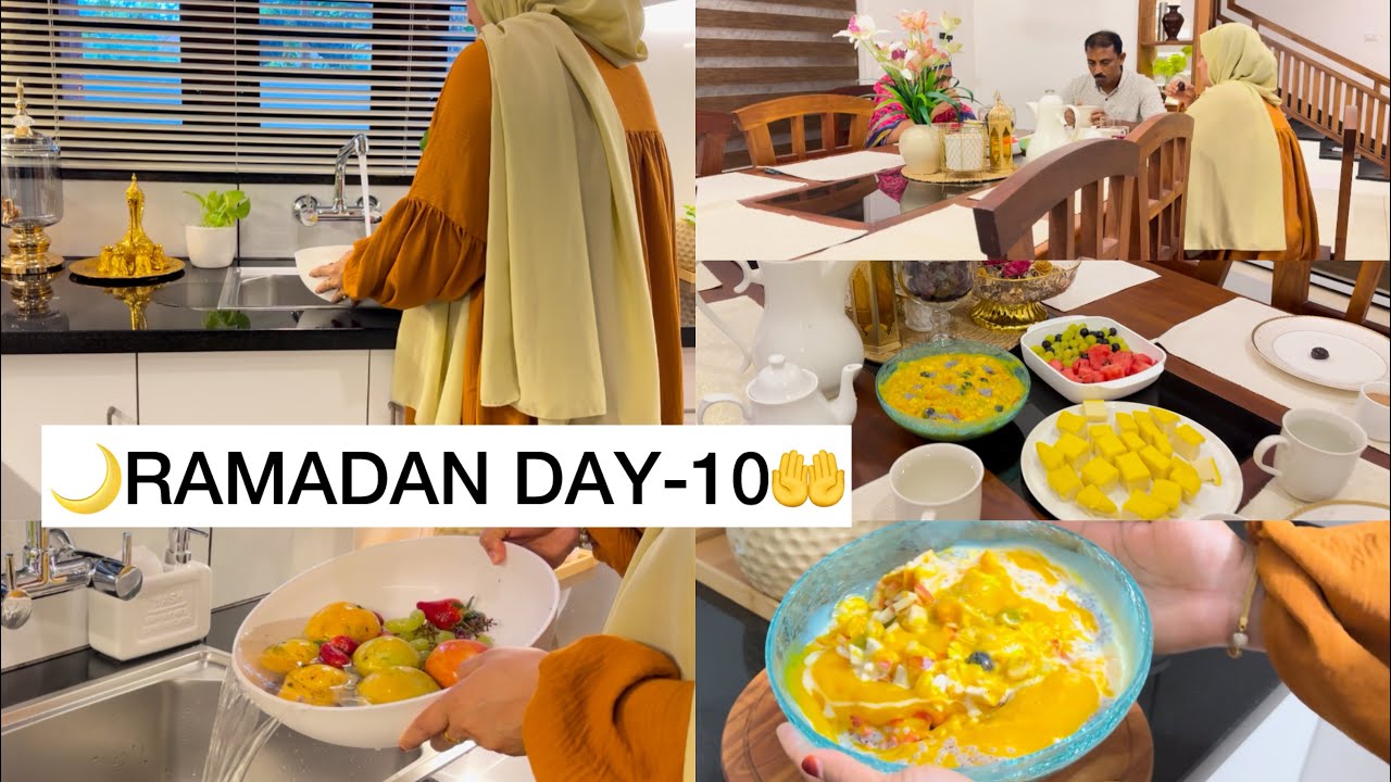 RAMADAN- 10/IFTAR🤲/ #Snacks/ #Easyrice/ #Fruitssalad/ #Onepotrecipe/ #jamshirecipes