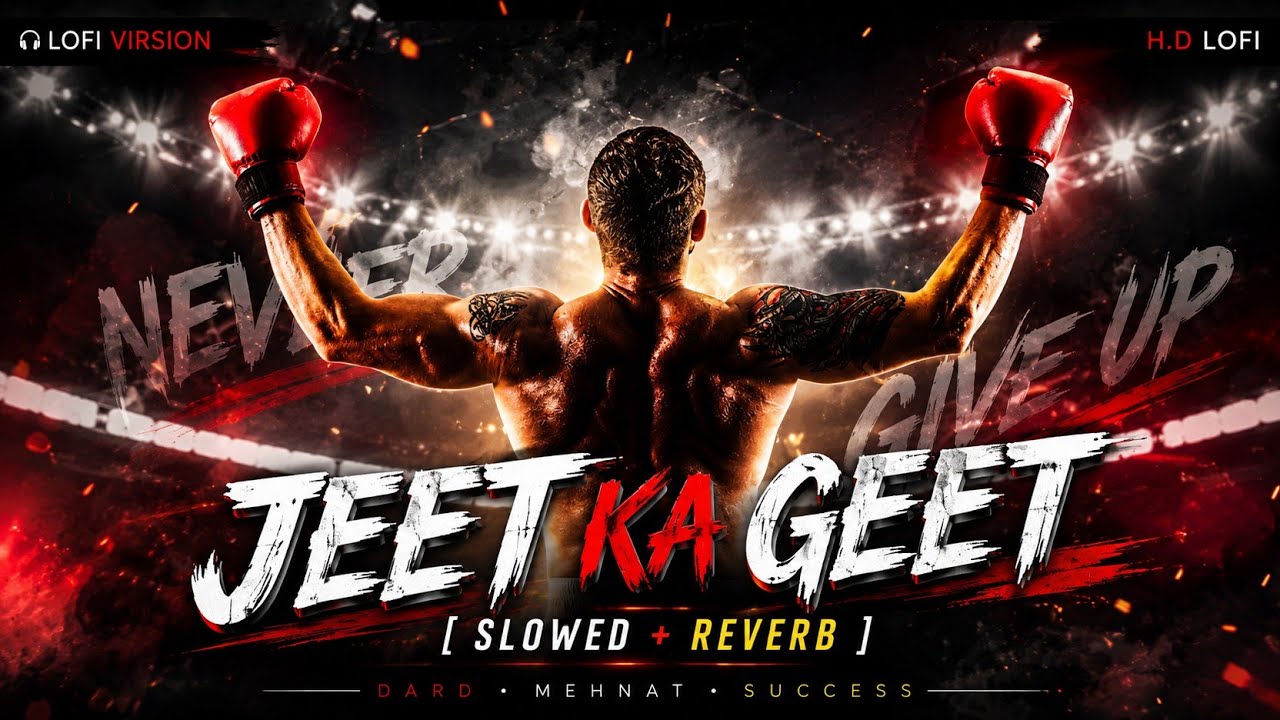 Jeet ka Geet | (Slowed + Reverb) | Chandu champion | Pritam,Shaan,Kausar Munir | H.D LOFI 2024 ||