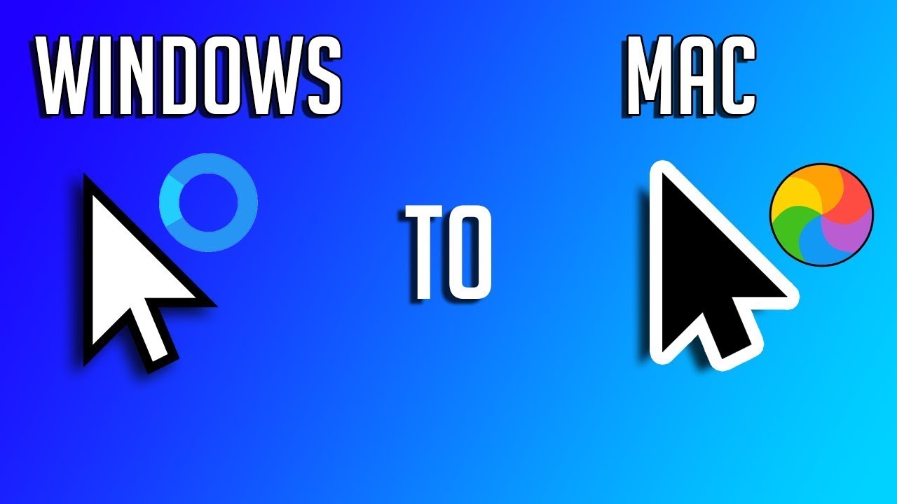 Как изменить курсор Windows на курсор macOS