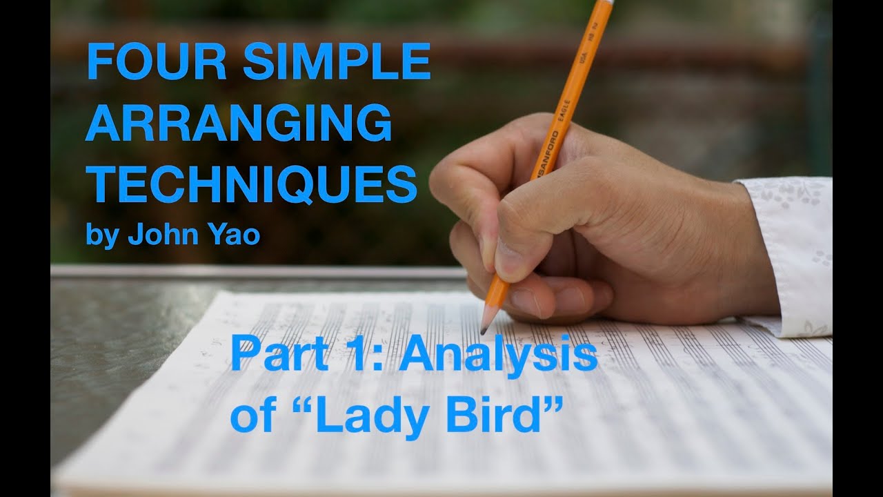 How to start your Jazz Arrangement - Analysis: Four Simple Arranging Techniques_Part 1