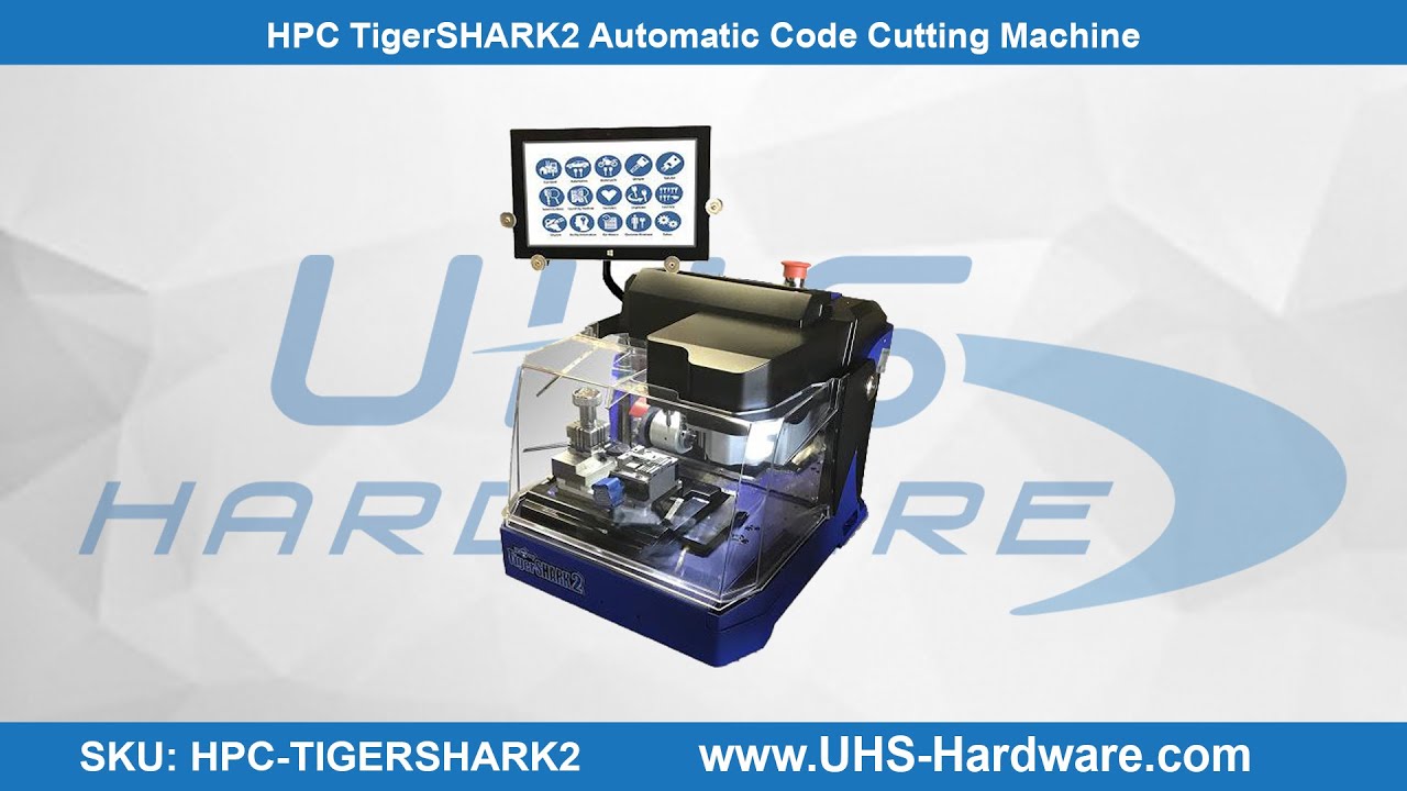 How-to cut and engrave a key using the HPC Tigershark2 | Key Cutting and Engraving Machine