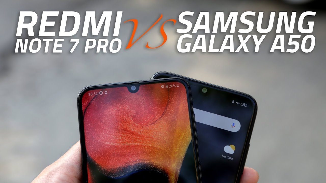 Redmi Note 7 Pro vs Samsung A50 Comparison | Camera, Performance, Battery Life Compared