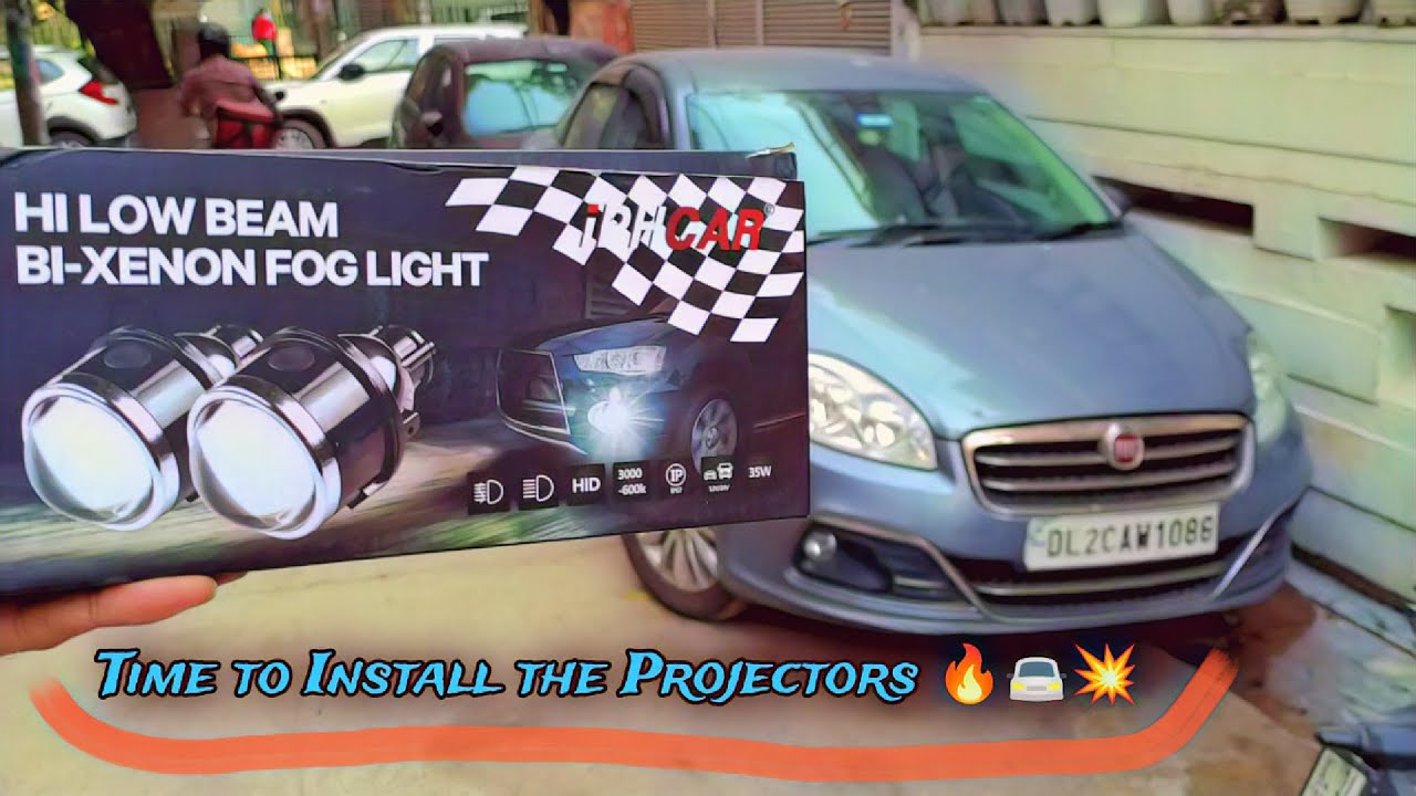 Projectors are In 💥🚘🔥 | IPH 612 Projectors Installed in my Fiat Linea T jet 🚗💥