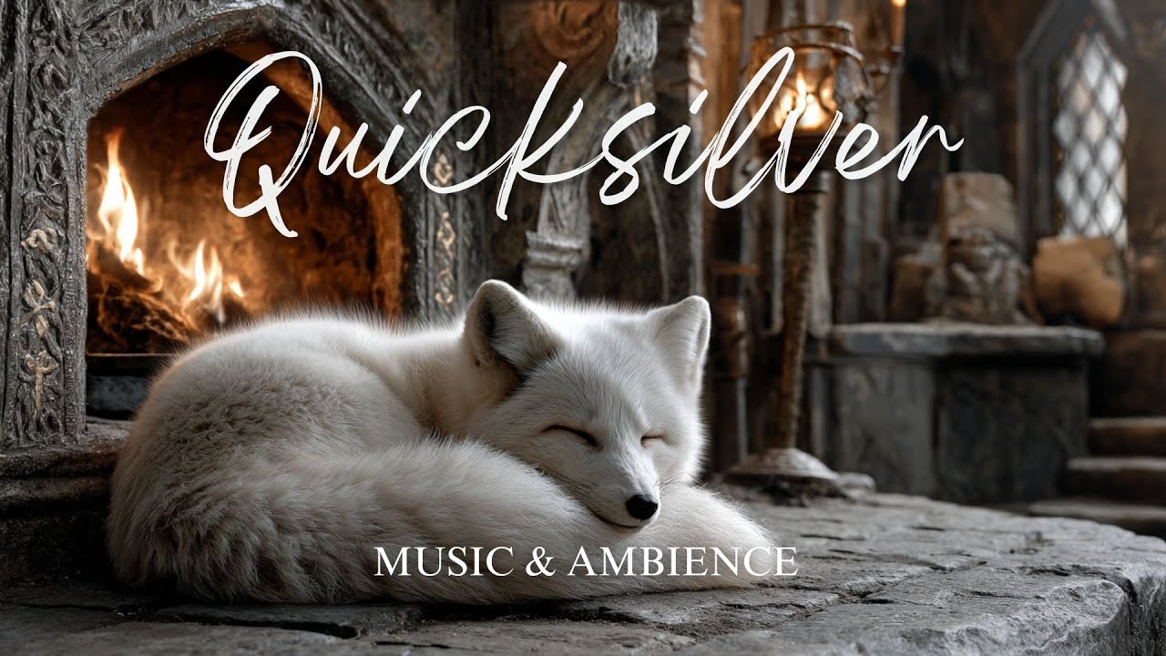 Onyx | Quicksilver Ambience | Cozy Fantasy Fireplace Music for Reading, Relaxation & Study