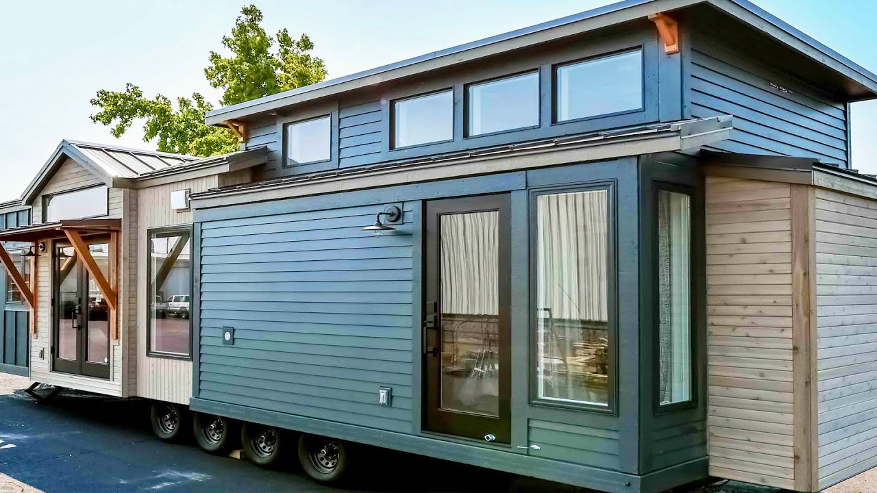 Absolutely Gorgeous Cascade Max Tiny House with Bathtub by TruForm Tiny