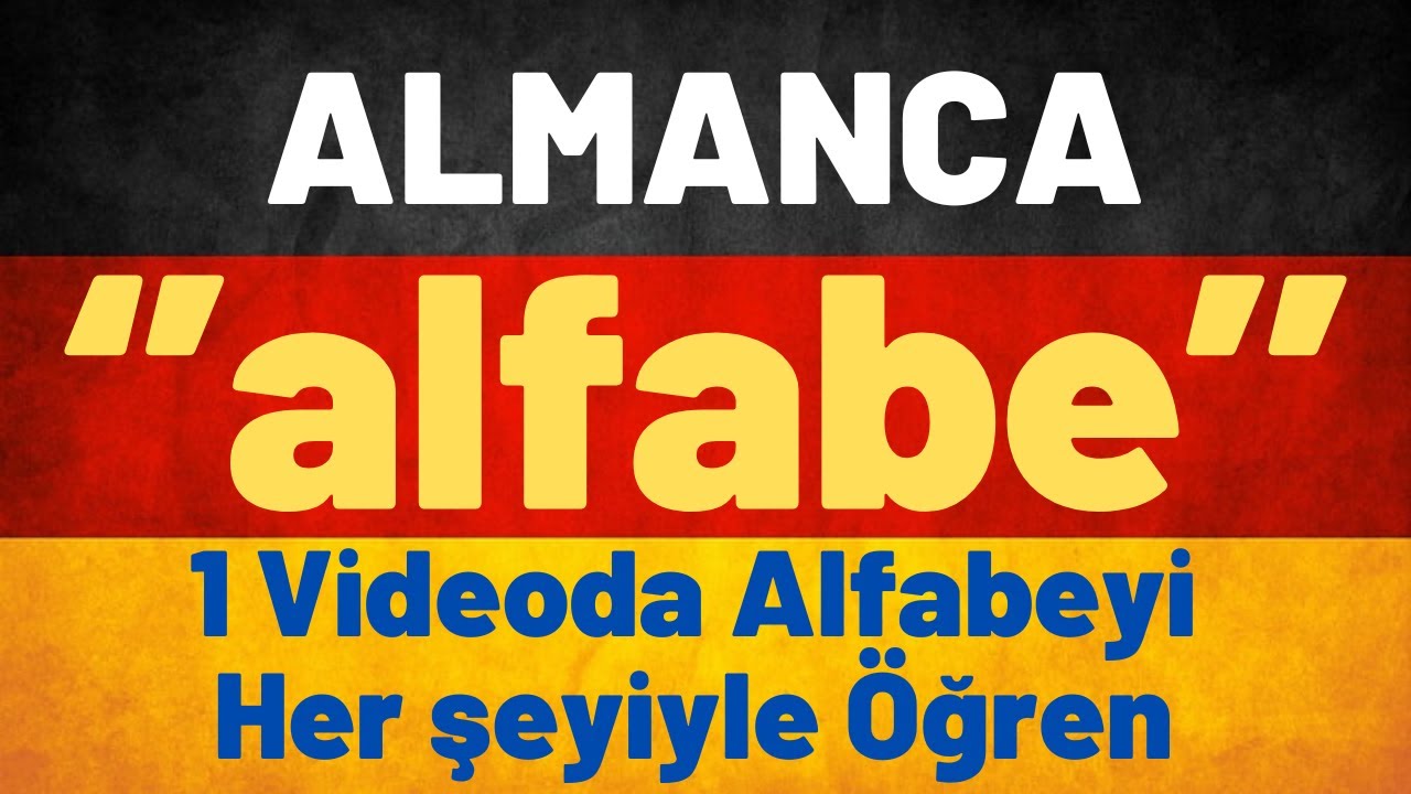 Ders 2 / Almanca Alfabe  #deutsch #deutschlernen #deutschkurs #almancaa1 #almancaöğreniyorum
