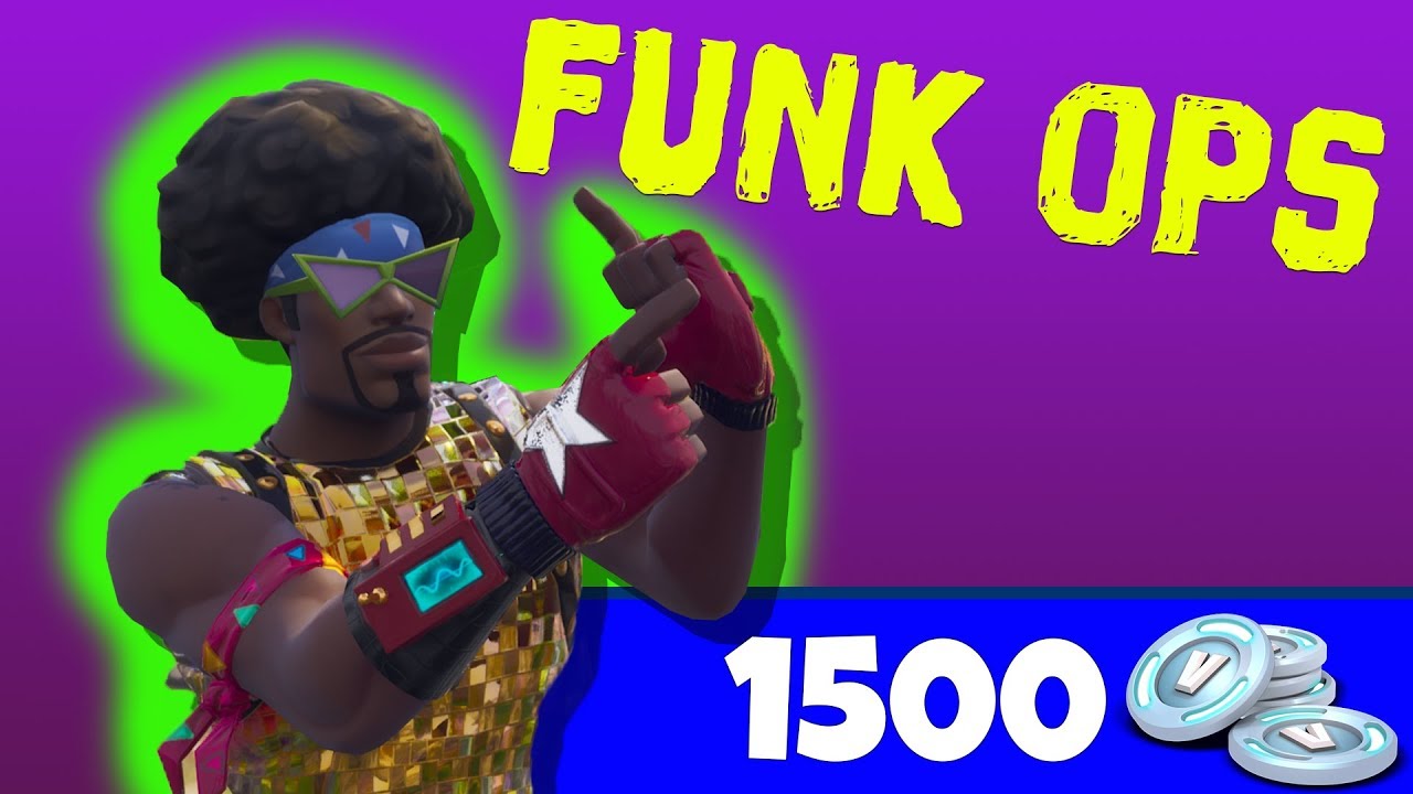 Fortnite ShowCase - FUNK OPS - skin review
