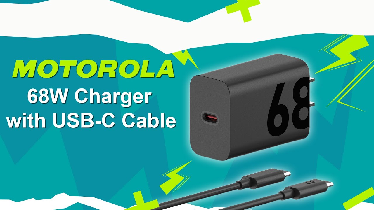 Motorola Turbo Power 68W USB-C Charger 🔥 Unboxing & FREE Giveaway