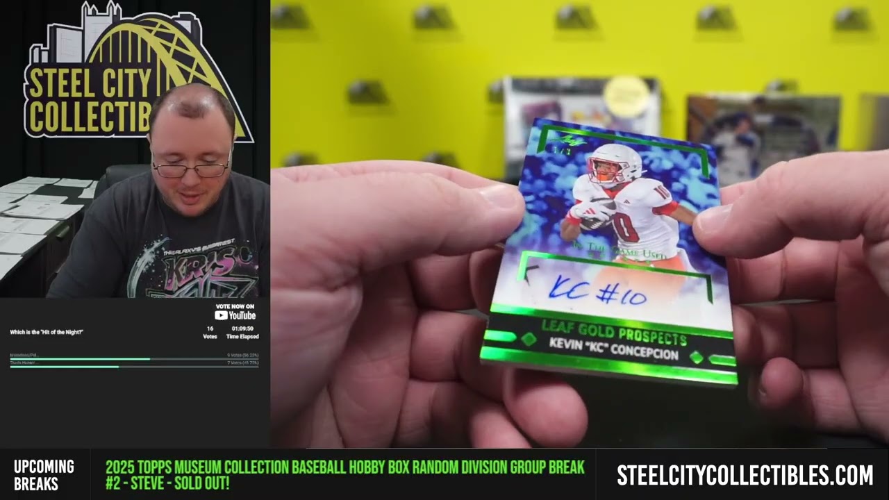 2025 Leaf In The Game Used Multi-Sport Emerald Edition Box Random Hit Group Break #2 - Steve