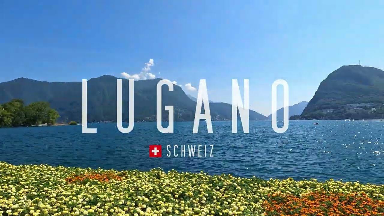Lugano Schweiz - Lake Lugano Luganersee - Switzerland Svizzera - Italy Italien - Beautiful Places