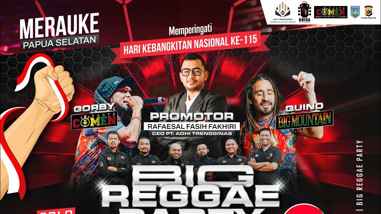 QUINO BIGMOUNTAIN feat GORBY TCR & DHIRA BAND_ Live konser MERAUKE PAPUA SELATAN 20 Mey 2023