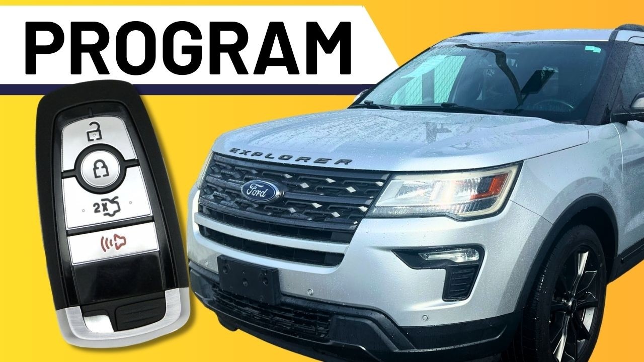 Как запрограммировать запасной ключ для Ford Explorer