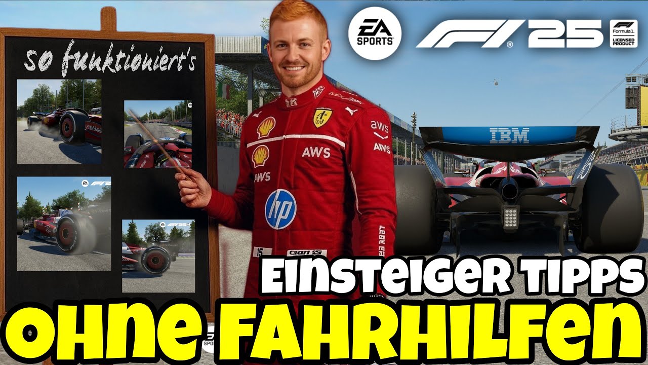 🎮 OHNE FAHRHILFEN fahren in F1 25 – So schaffst du den Umstieg! 🏁 | Anfänger-Tipps & Tricks