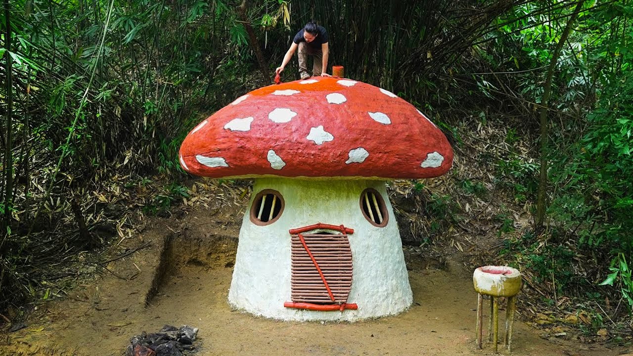15 Days Designing Mushroom-Shaped Homes For Homeless People With Disabilities | Ly Hoang Linh