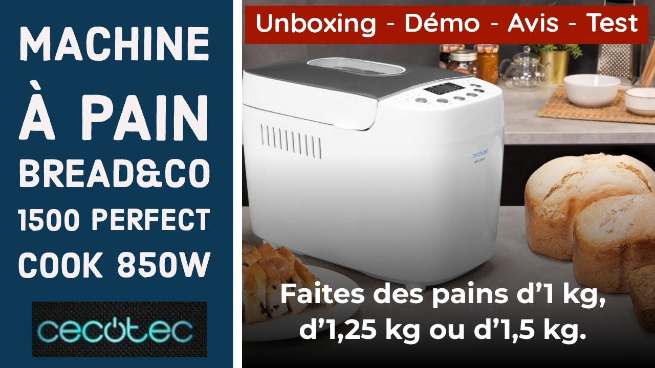 #Cecotec Bread Machine - 1.5 kg bread machine Unboxing Review Comparative Test - what to choose?