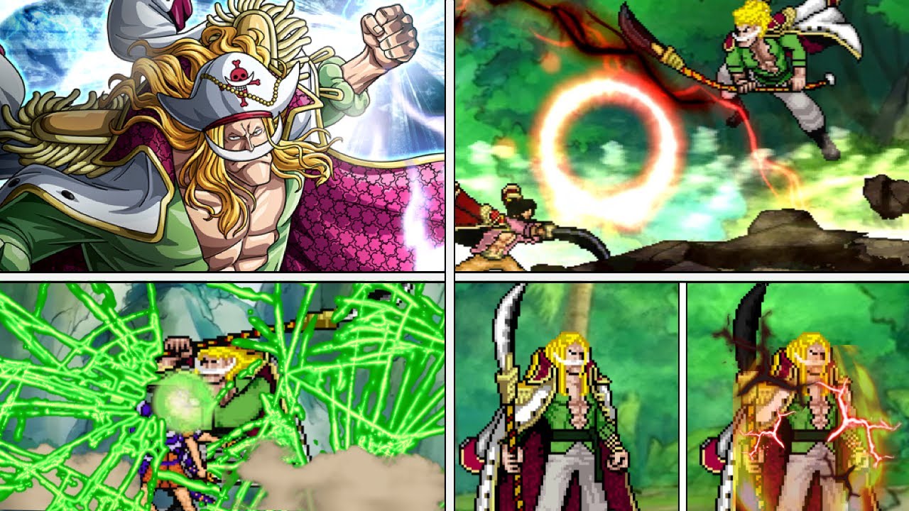 NEW PRIME WHITEBEARD MUGEN CHAR (One Piece) Wano animation,Clash of conqueror's haki,Gura gura,et