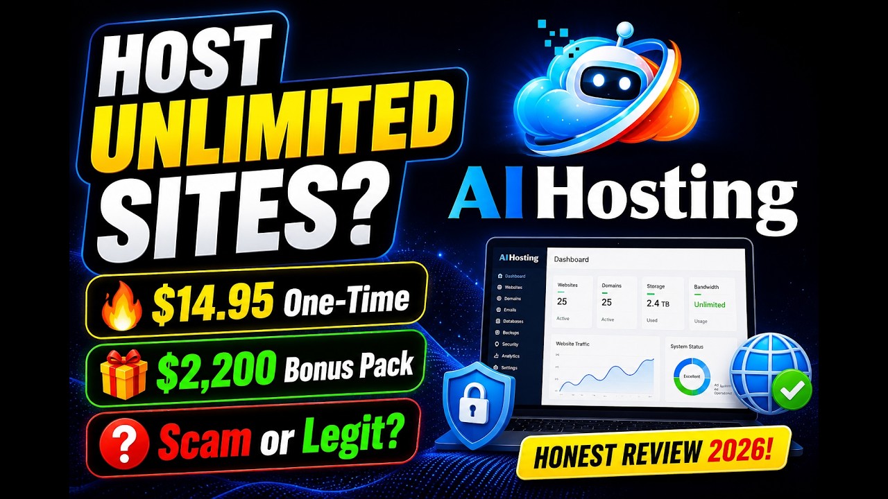 AI Hosting Review 2026: Honest Review + $2,200 Bonuses | Scam or Legit?