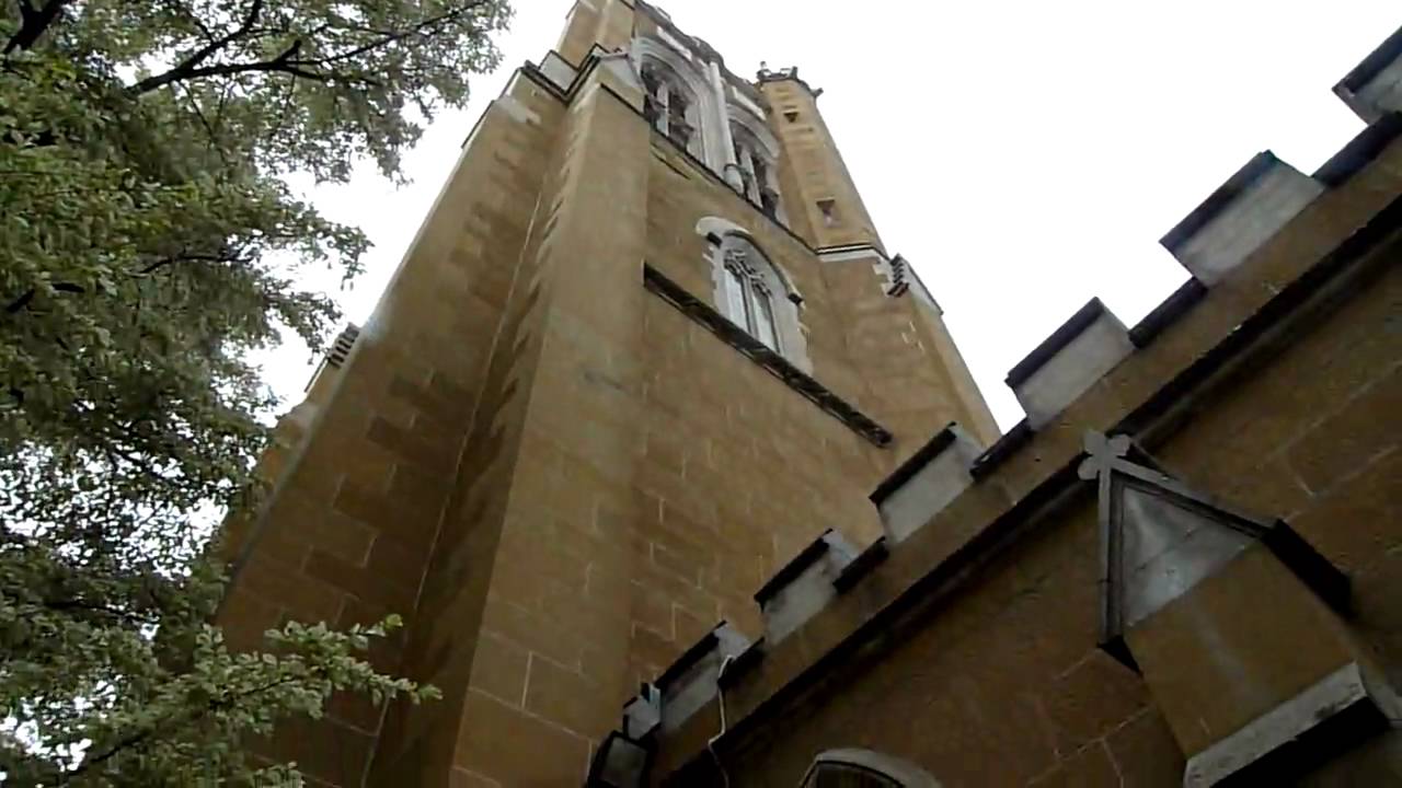 Bell Ringing of the church bells at St Davids Cathedral, Hobart, Australia