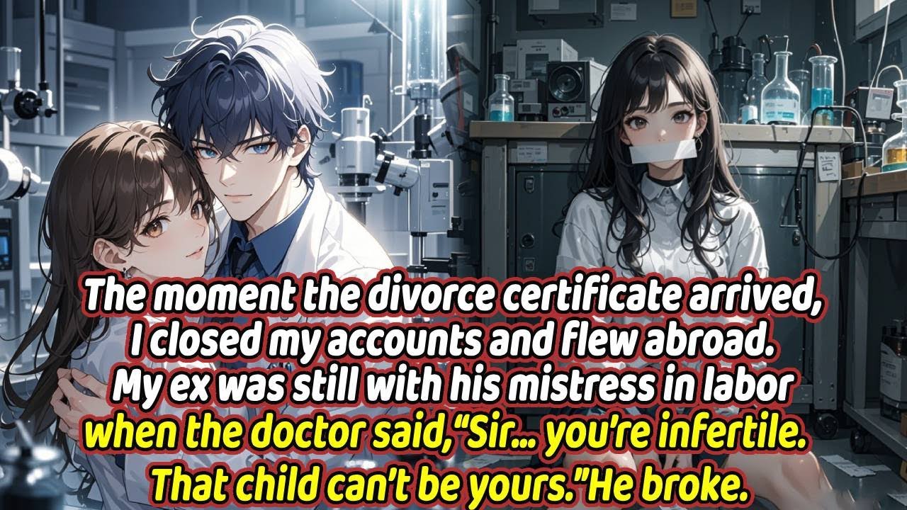 The moment the divorce certificate arrived,I closed my accounts and flew abroad....