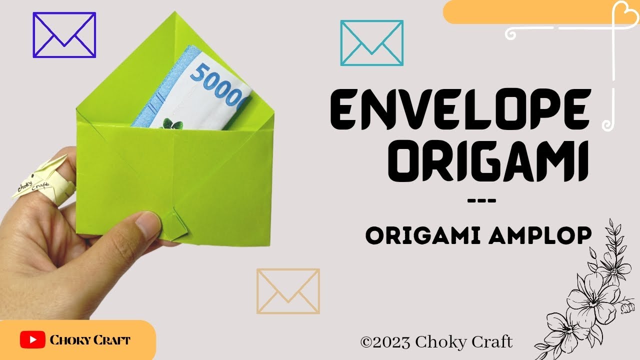 How to Make Envelope Origami Easy |Cara Membuat Origami Amplop Mudah | 