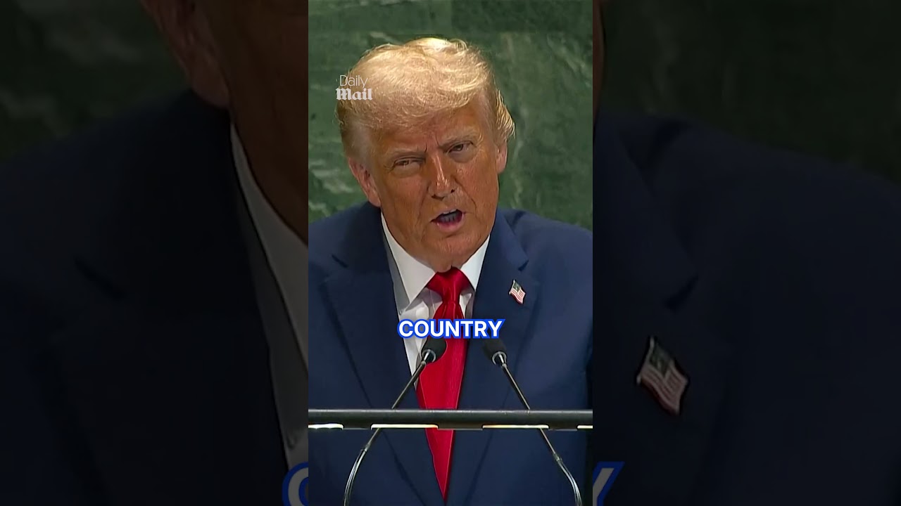 Trump attacks London and mayor Sadiq Khan in UN speech