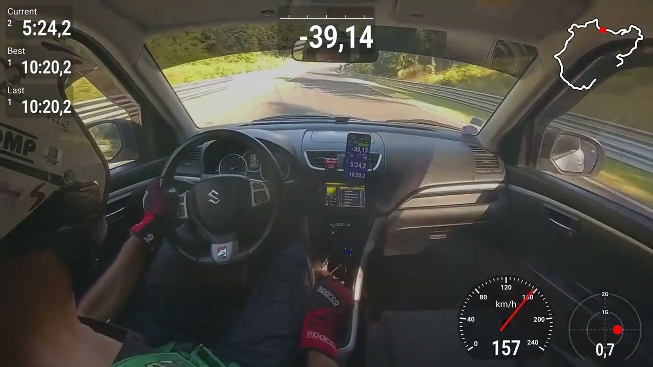 Swift  Sport ZC32S  Nurburgring BTG with traffic 30.08.2025