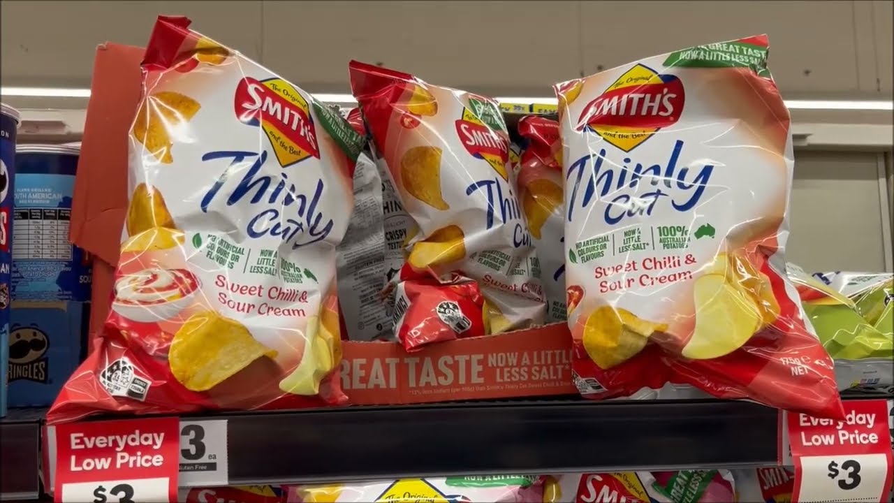 Smiths Thinly Cut Sweet Chilli and Sour Cream Chips Best Price Perth