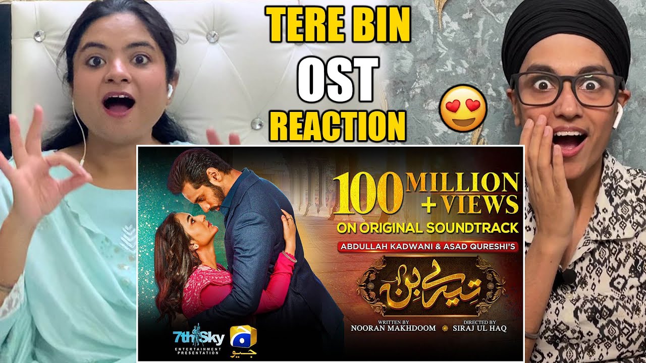 INDIAN Reacts to Tere Bin | OST | ft. Yumna Zaidi, Wahaj Ali | Shani Arshad