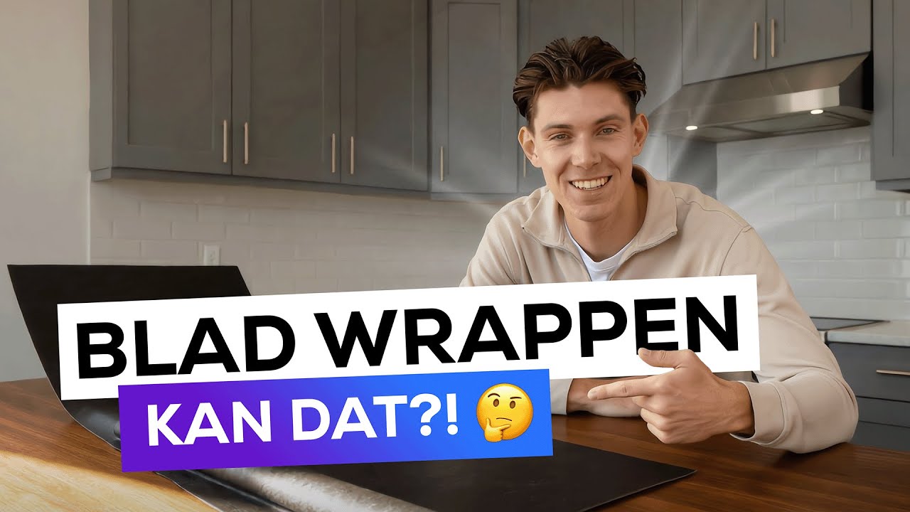 Hoe WRAP je een AANRECHTBLAD?