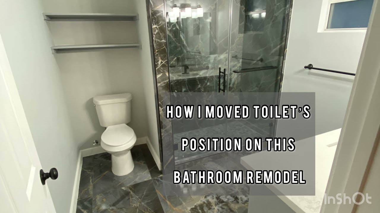How I Moved Toilet&rsquo;s Position On This Bathroom Remodel Project 🚽🛀🚿