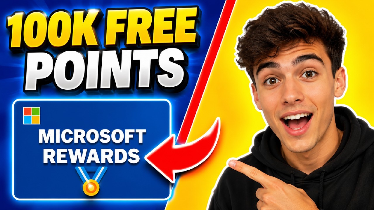 How to Get FREE Microsoft Rewards Points 🌟 Get a FAST 100,000 Points (2026 Method)