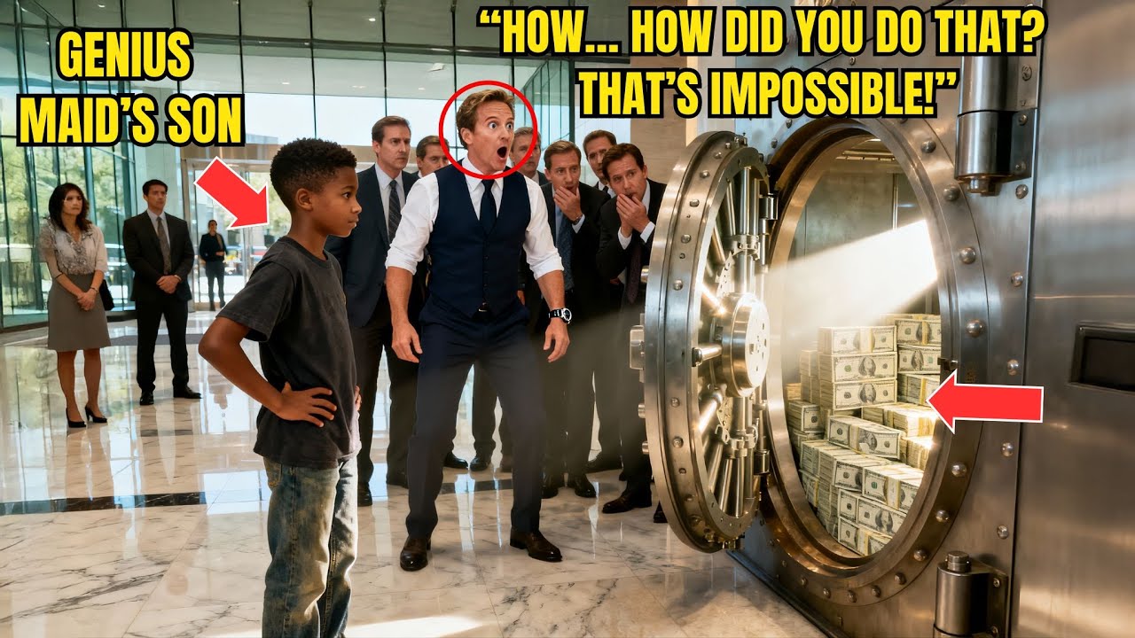 No One Could Open the Billionaire's $100M Safe — Except Maid's Son He'd Just Mocked