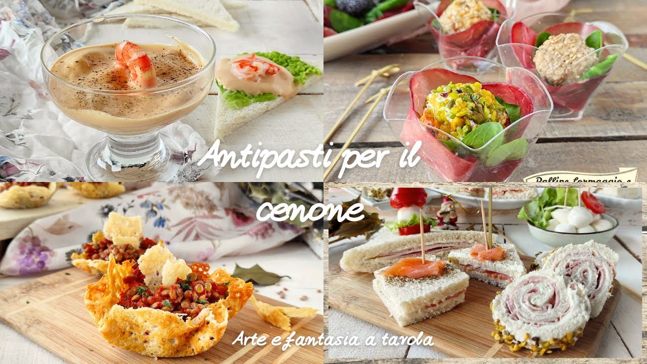 Antipasti per le feste ricette facili e veloci