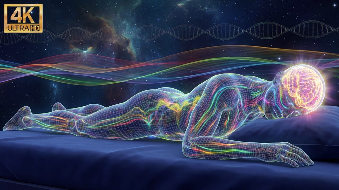 432Hz + 741Hz | The Deepest Healing Sleep: DNA Repair Frequency #54