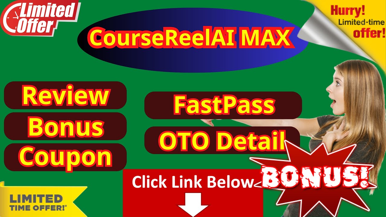 CourseReelAI MAX Demo - Review - OTO/ Upsell - Coupon Code - Best Bonus