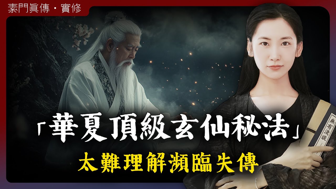 華夏頂級玄仙秘法，太難理解所以瀕臨失傳！「無有淺談 I 素樸」