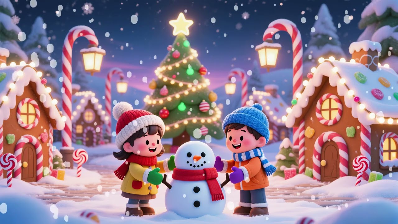 1 Hour Christmas Holiday Music🎄 Kids Background Music | Relaxing Christmas Songs for Children