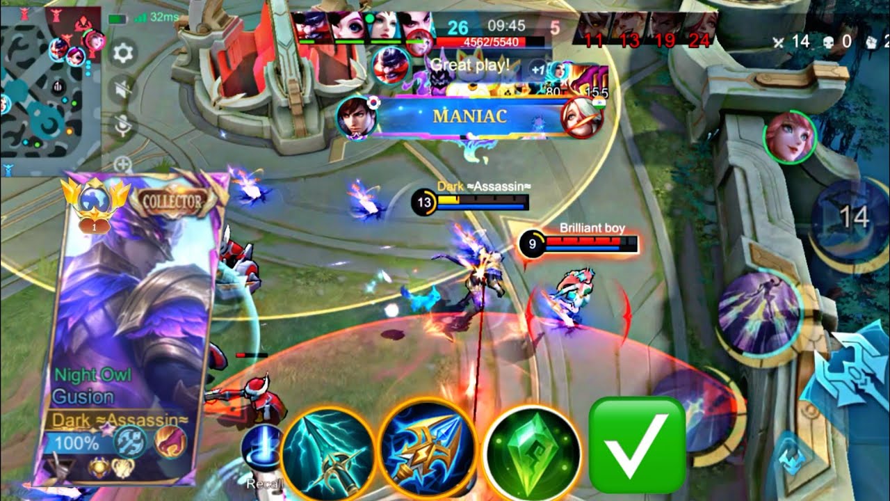 MLBB GUSION GAMEPLAY 💯🙀 GUSION NEW META BUILD GUSION 💀 GUSION BEST BUILD GAMEPLAY 💯