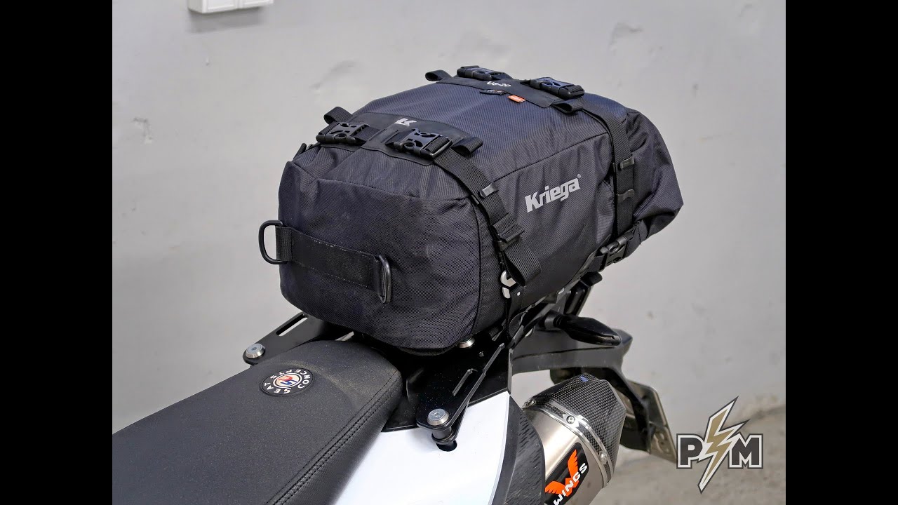 Installing Kriega US-20/US-30 on 2019 KTM 690 Enduro R with Perun Moto Luggage Rack SD