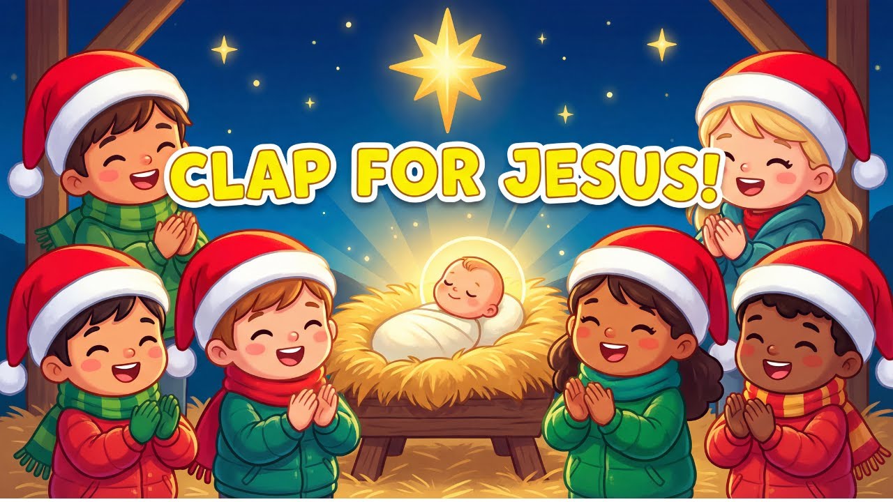 Clap for Jesus! 🎄 A Happy Christmas Song for Kids