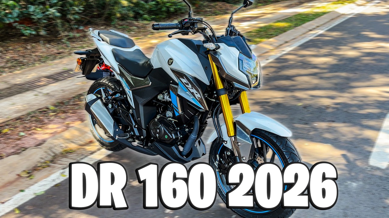 Nova Haojue DR 160 2026: preço e detalhes