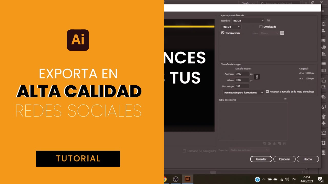 Cómo exportar en alta calidad en Illustrator