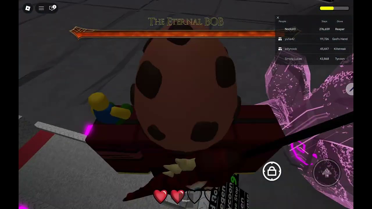 Getting rob glove Slap battles