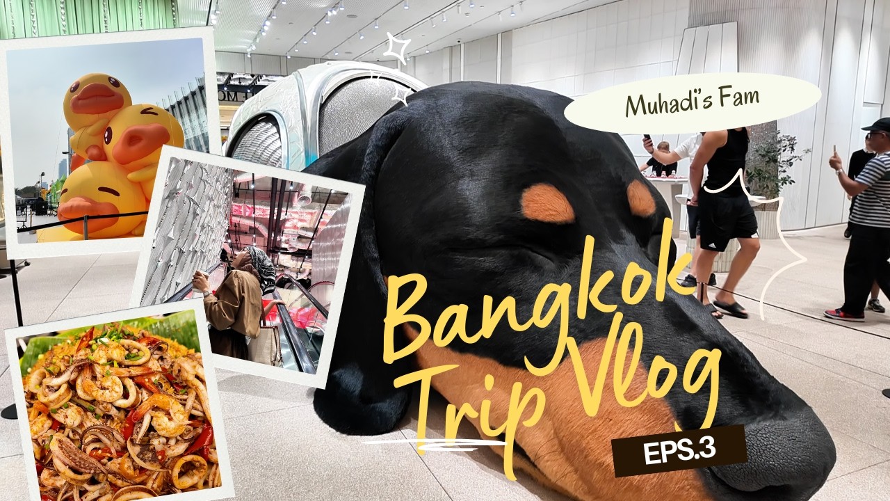 Exploring Thailand: Malls, Cafés & Riding a Tuk-Tuk! 🛺 [Bangkok Vlog]