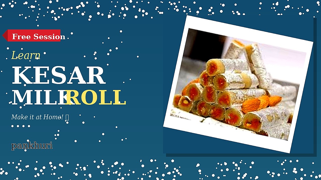 Kesar Milk Roll: Make it at Home | Live Session | Ask Pankhuri