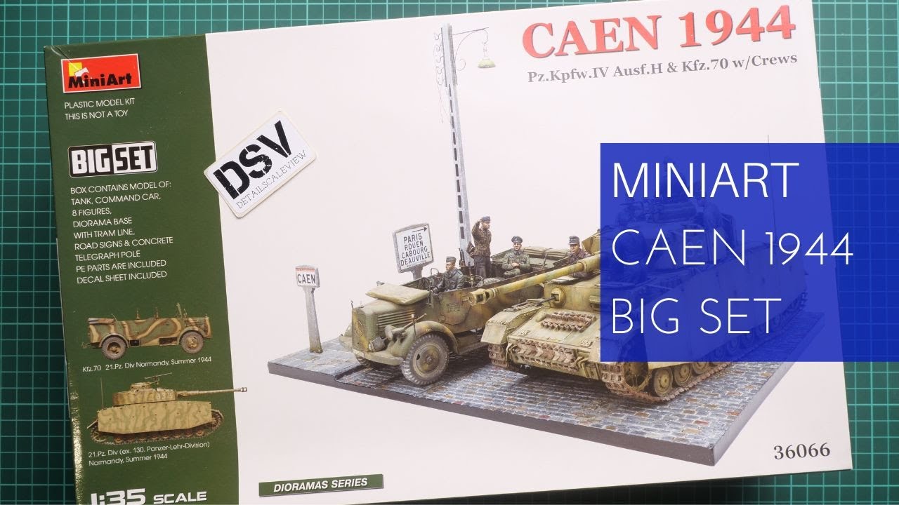 Miniart 1/35 Caen 1944 Big Set (36066) Review