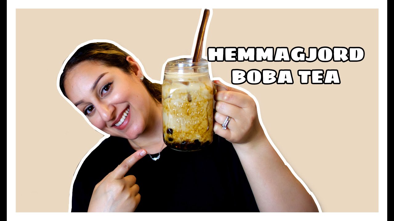 BOBAPÄRLOR OCH BOBA TEA RECEPT