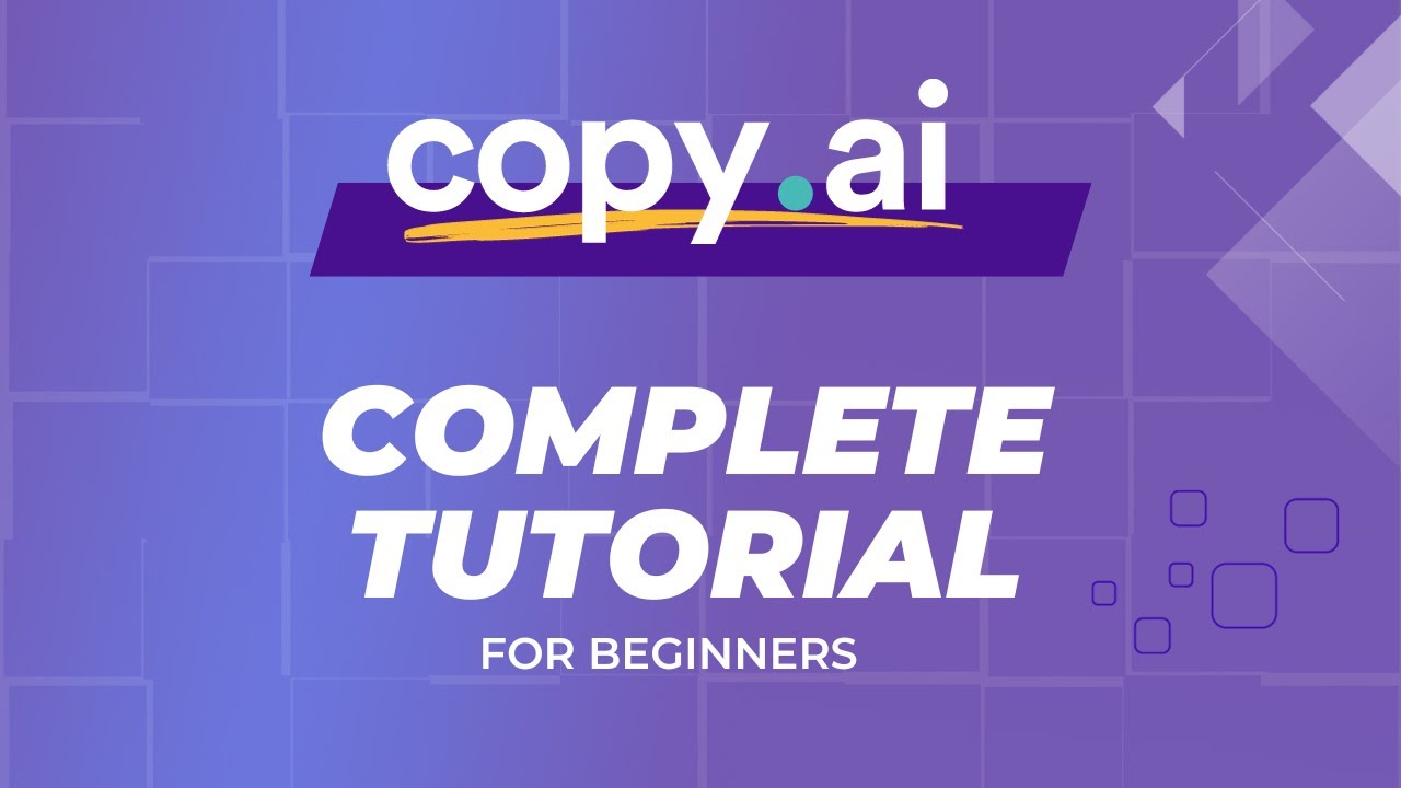 Copy.ai Complete Tutorial for Beginners 2026 (Step By Step)