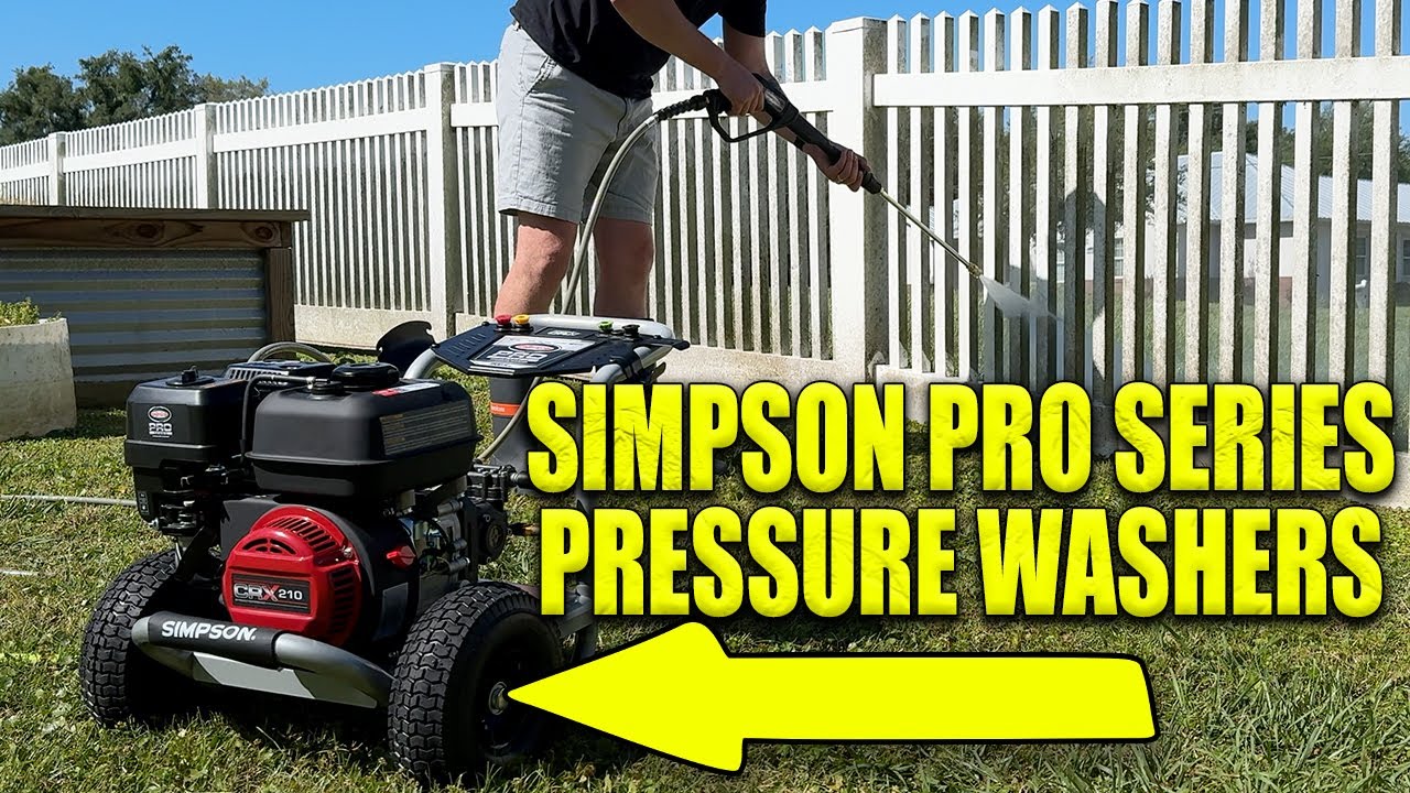 Simpson Pressure Washer Review | Three NEW Pro Series Models!